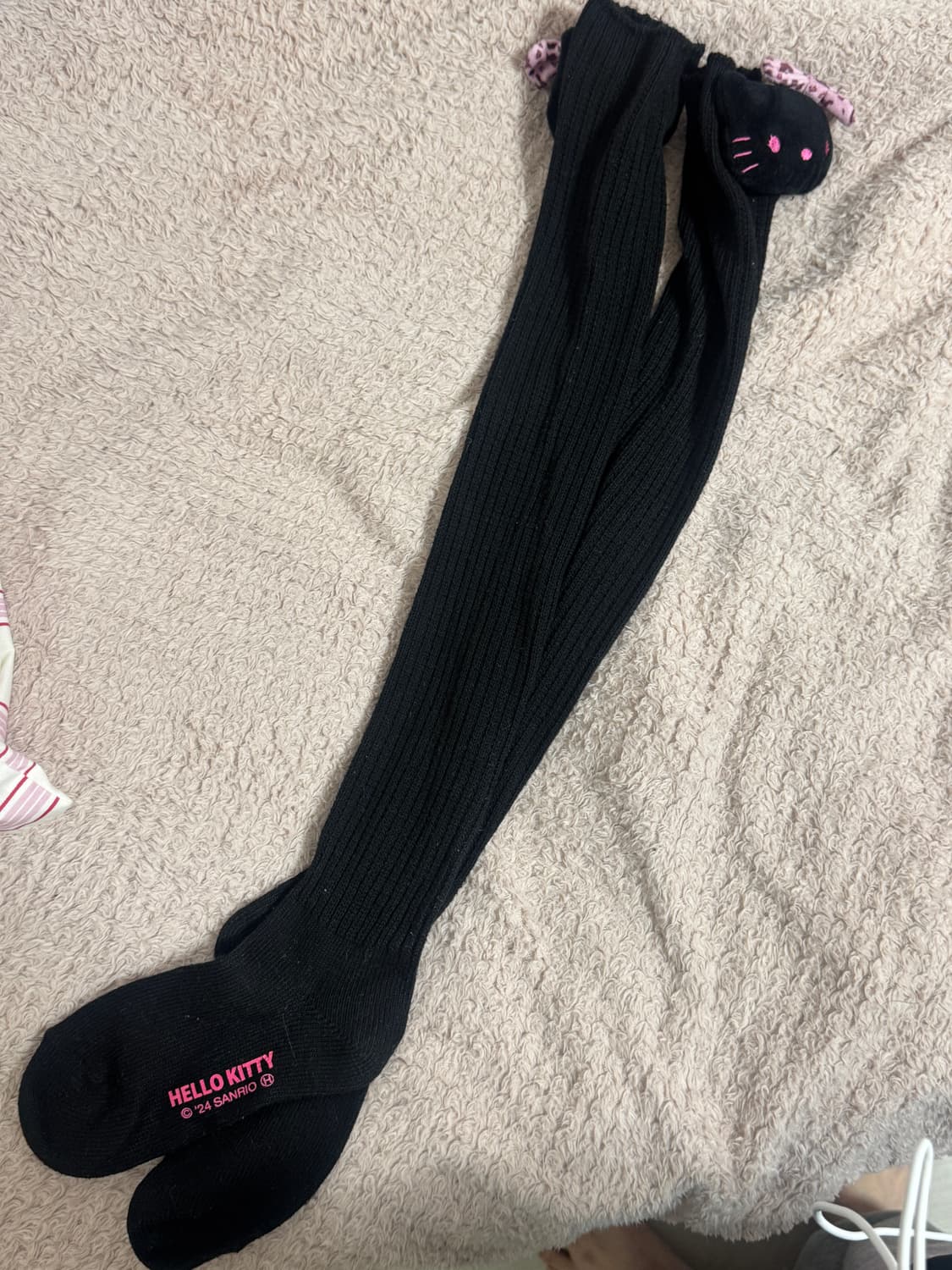 (정품) 키티 워머 긴 양말 갸루 호피 상품이미지3