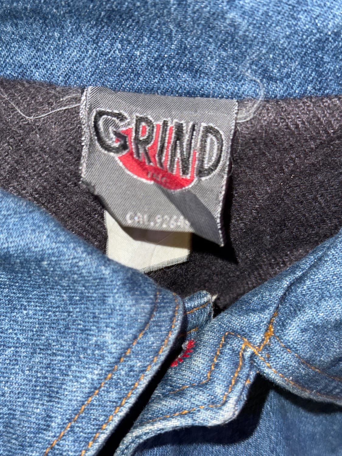 90s Grind Skateboard denim coverall 상품이미지3