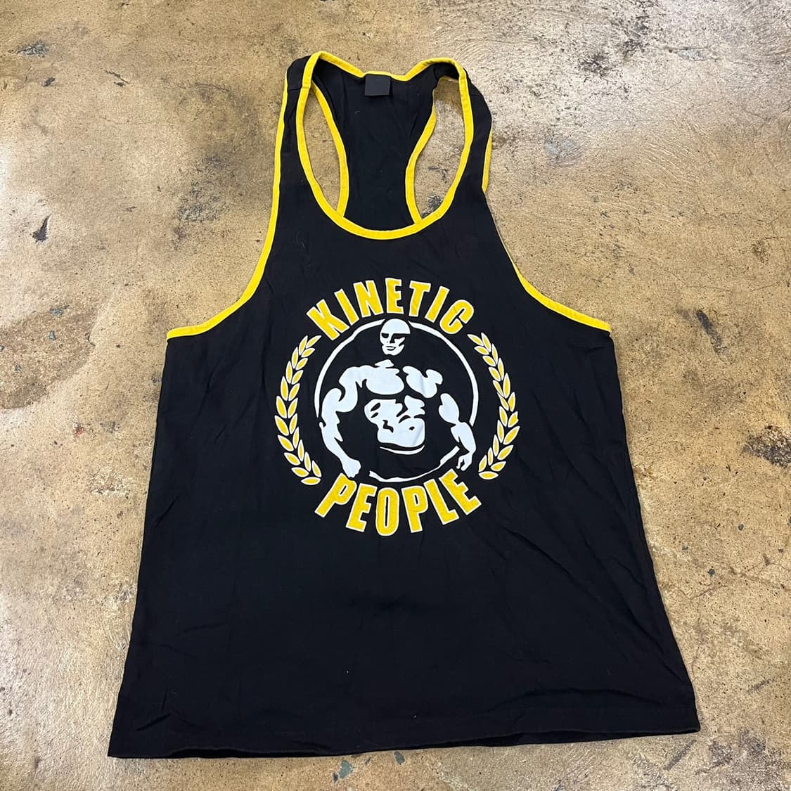 [ 정품/L ] 키네틱피플 카모플라쥬 패턴 민소매 짐웨어 상의 b14 상품이미지2