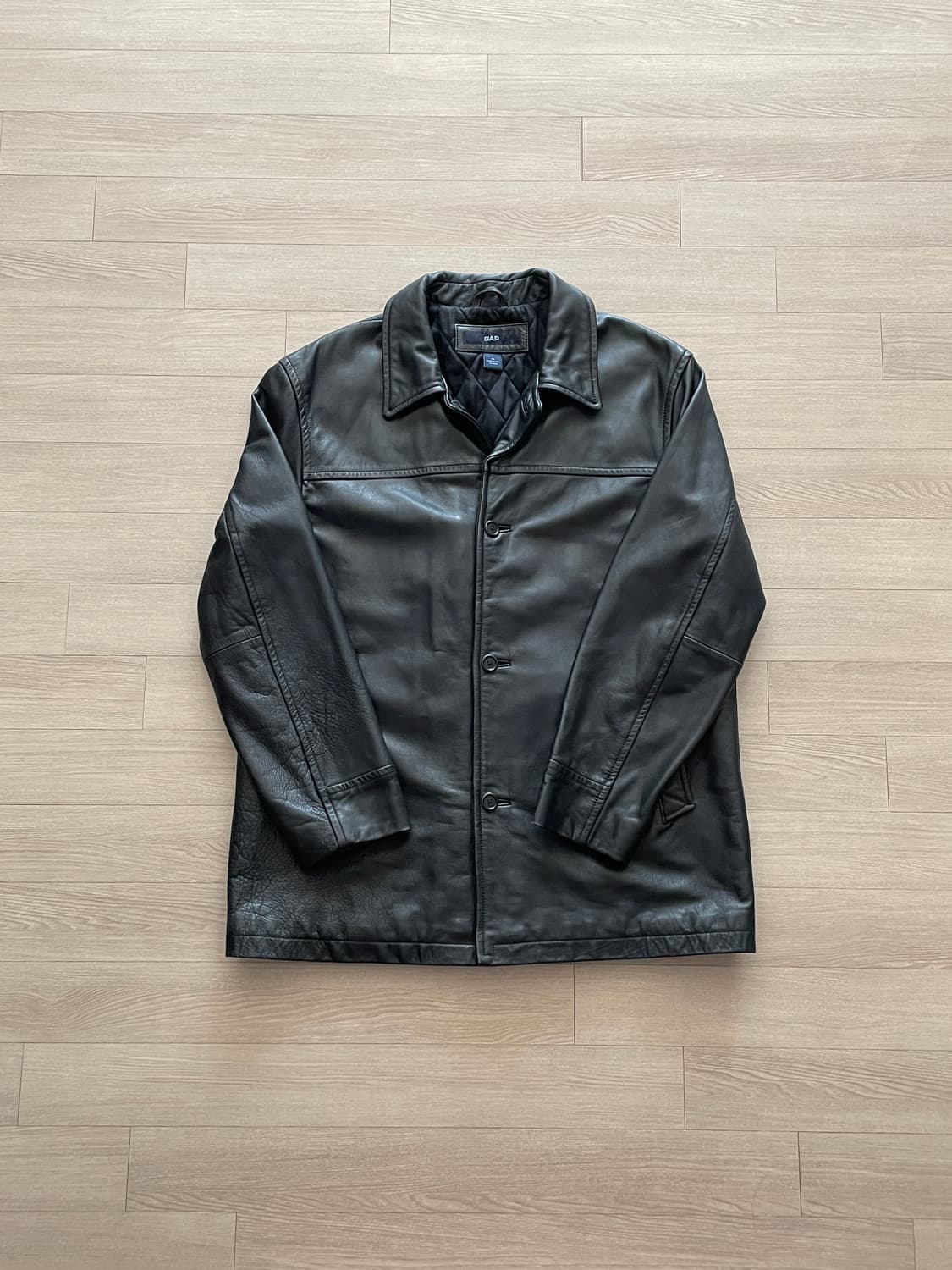 90s 올드갭 레더 카코트 gap carcoat 상품이미지1