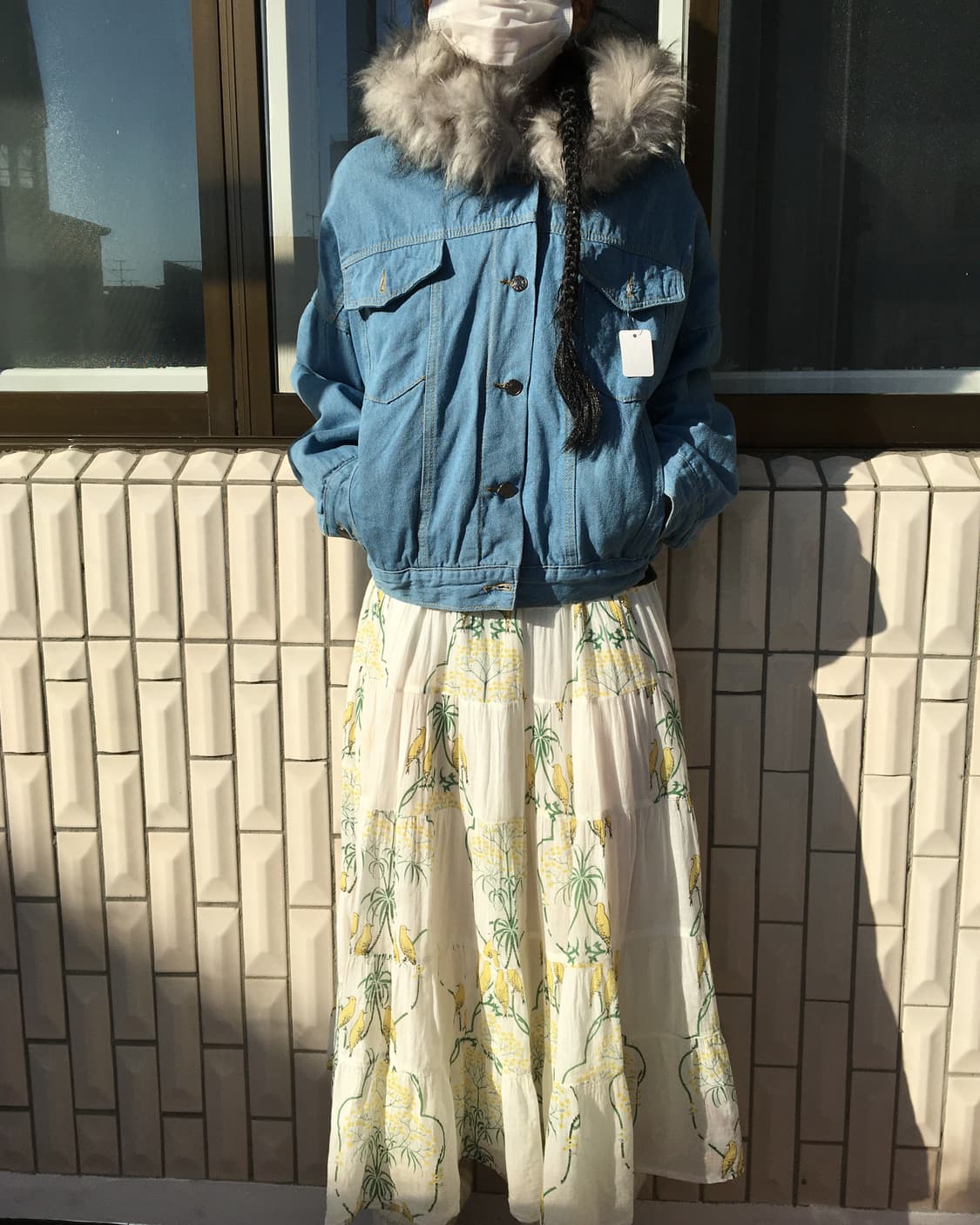 Pattern layer skirt 상품이미지3