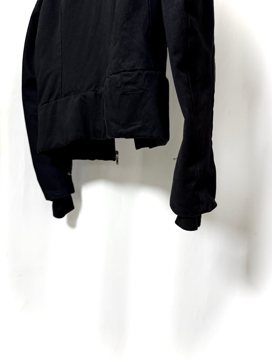 릭오웬스 07 FW 샘플 밀리터리 레더 Mix 봄버 자켓 상품이미지8