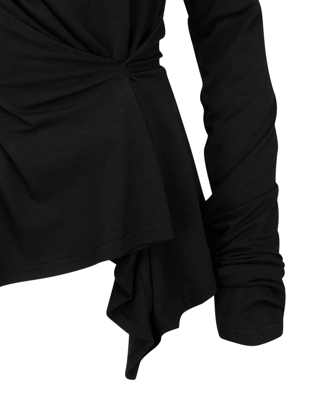 나체 INCLINE DRAPING LONG SLEEVE BLACK 상품이미지8