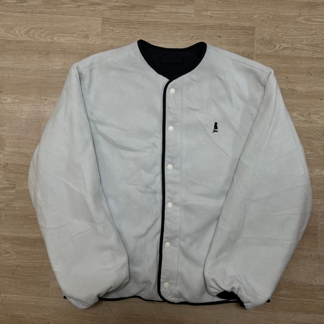 예일 신슐레이트 리버시블 퀼팅 후리스 자켓 [블랙/화이트] M/95 상품이미지5