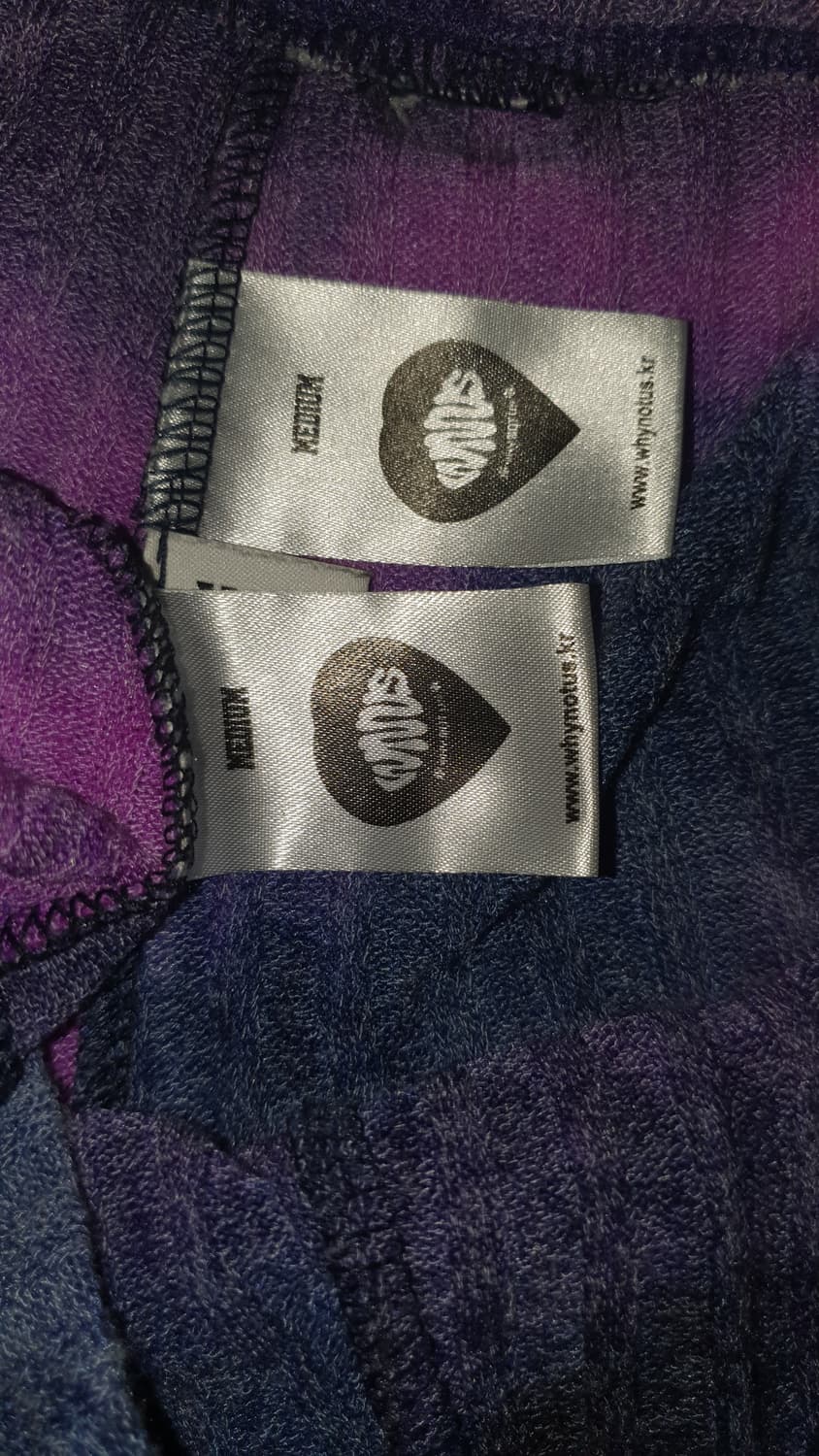 와이낫어스 tie dye 퍼플 Medium 세트 일괄 상품이미지3