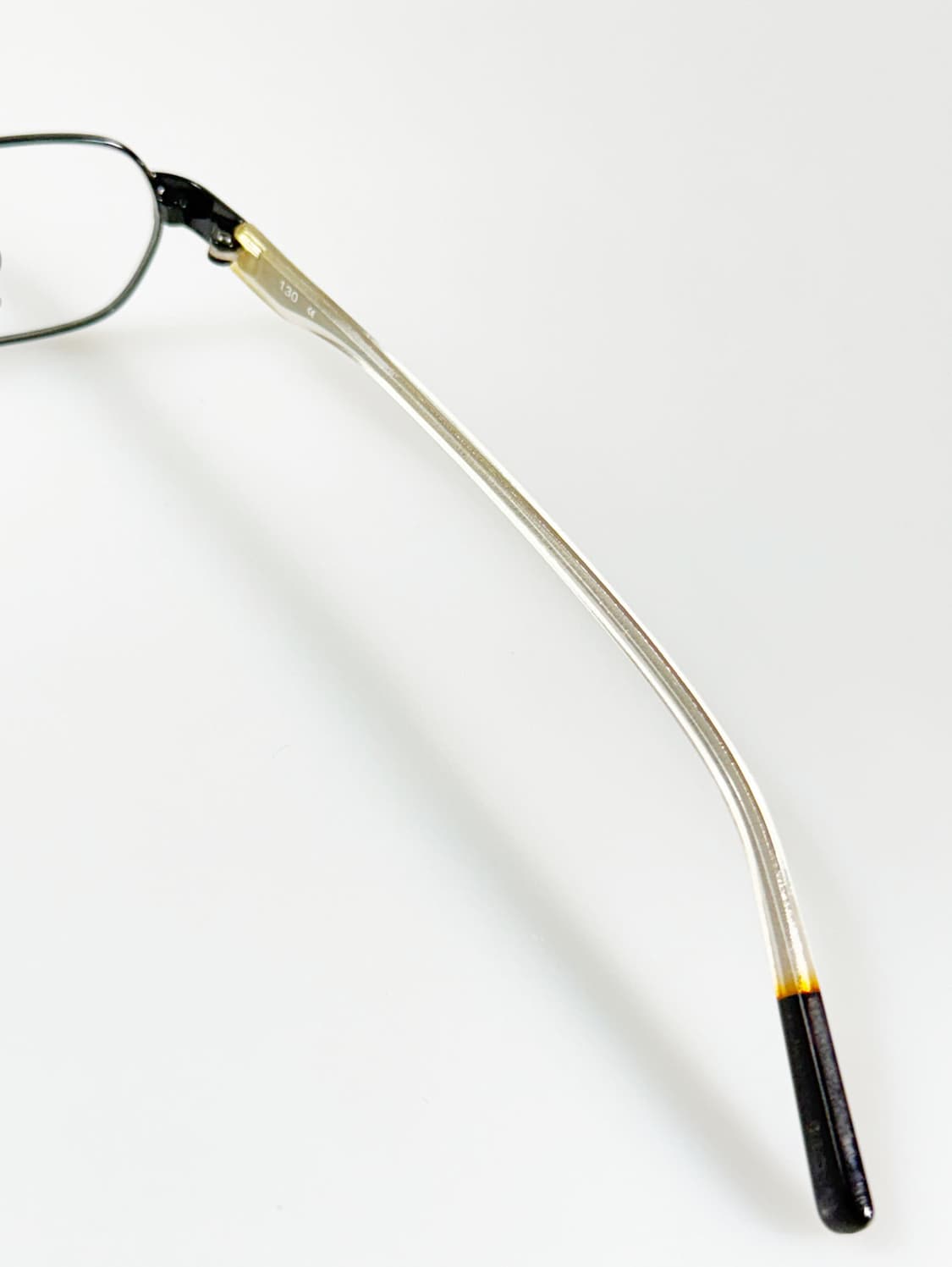 캘빈클라인 블랙 메탈 슬림 스퀘어 빈티지 안경 상품이미지6