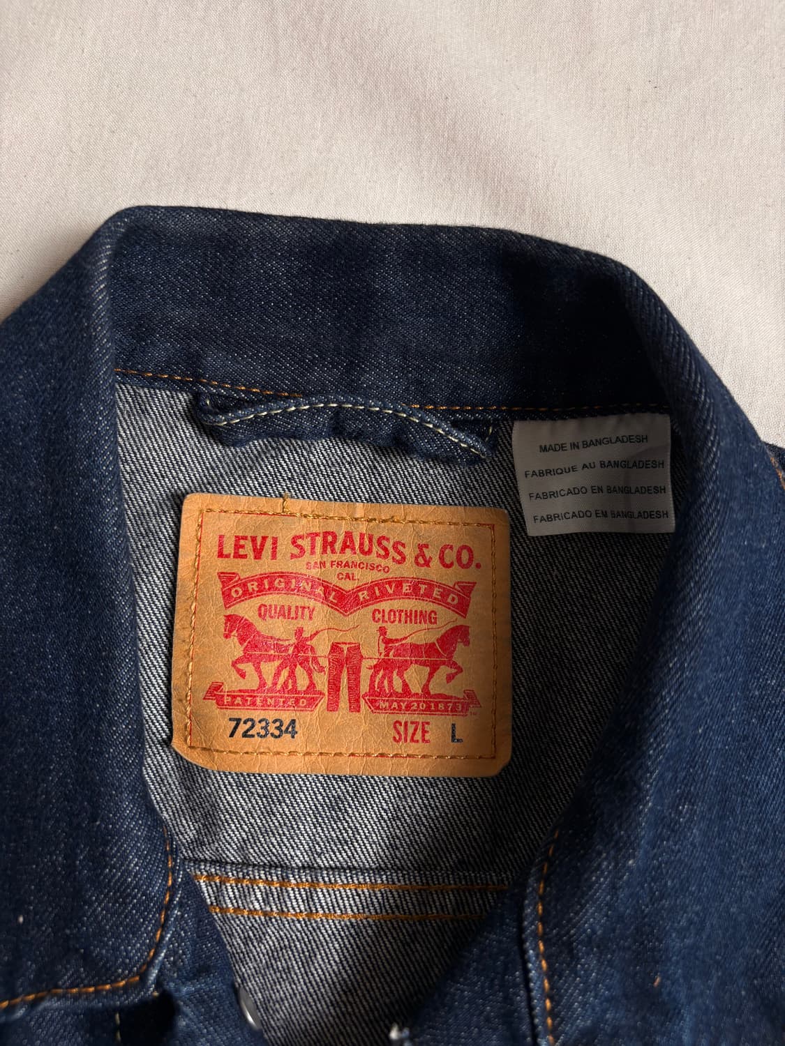 Levis 리바이스 데님 트러커 자켓 L 상품이미지3