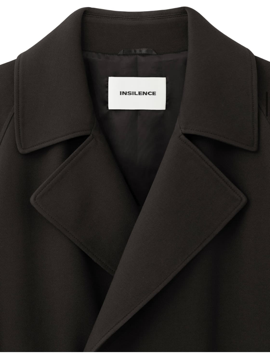 인사일런스 울 트렌치코크 다크 브라운 L 상품이미지4