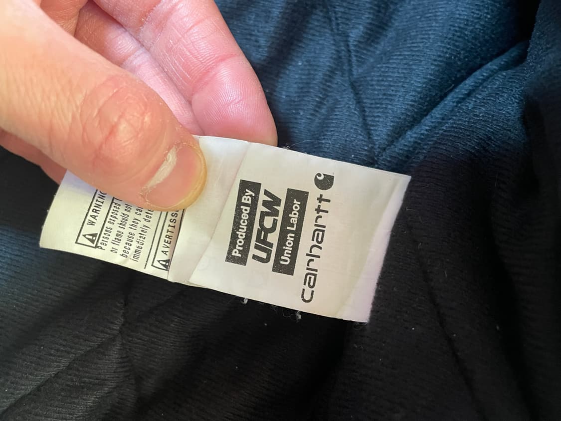 칼하트 후드집업 블랙(XL) 상품이미지5