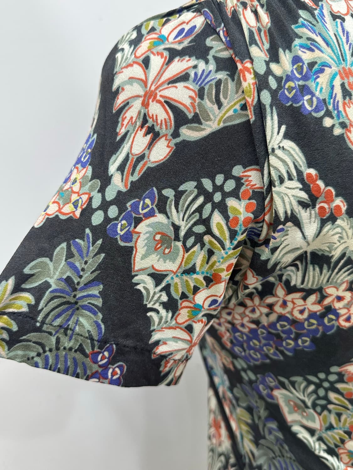 에트로 보타니컬 패턴 셔링 반팔 상품이미지4