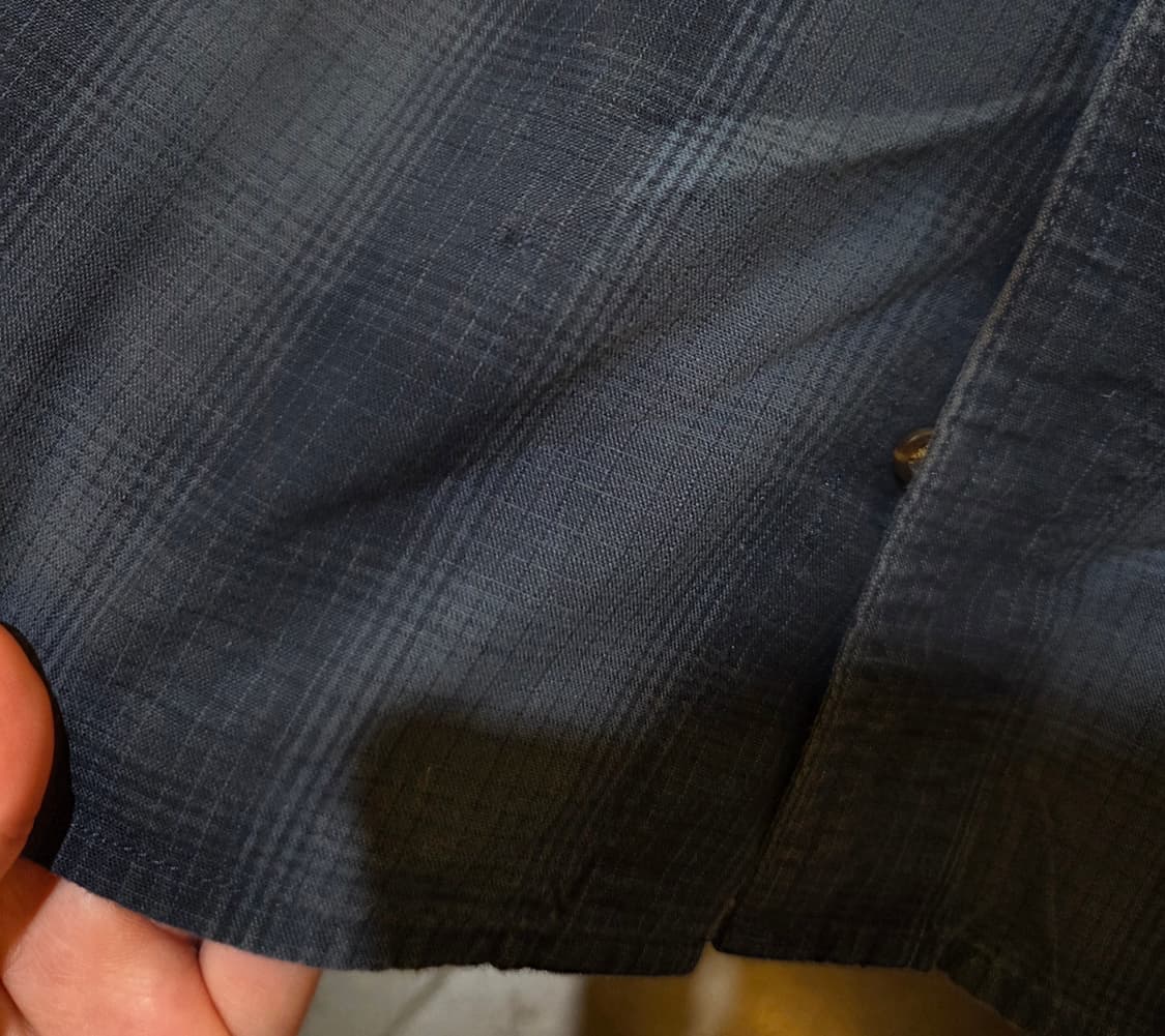 Carhartt 칼하트 네이비 체크반팔셔츠 상품이미지6
