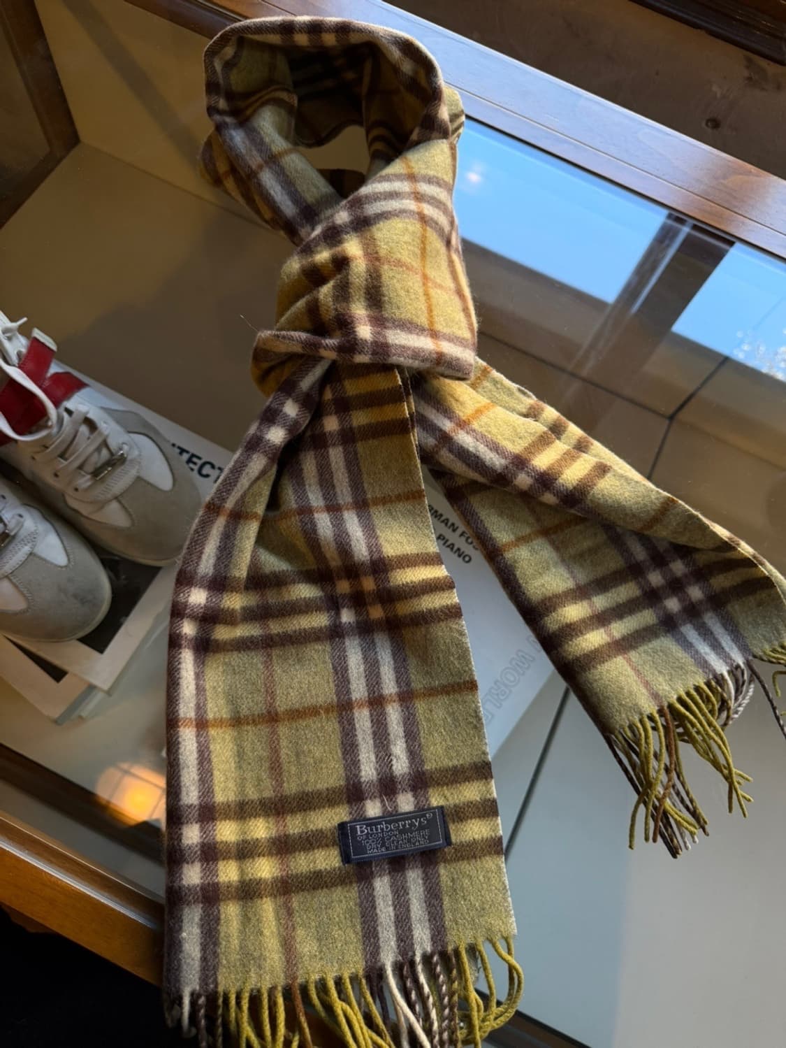 이태리 메이드 노바체크 램스울 머플러 상품이미지1