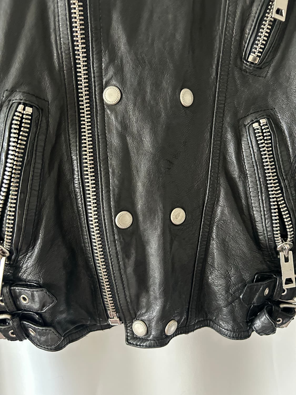 램스킨 바이커 자켓 상품이미지5