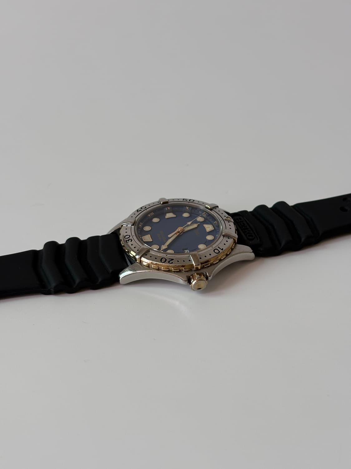 1990s Scuba Navy Dial Diver Quartz 상품이미지4