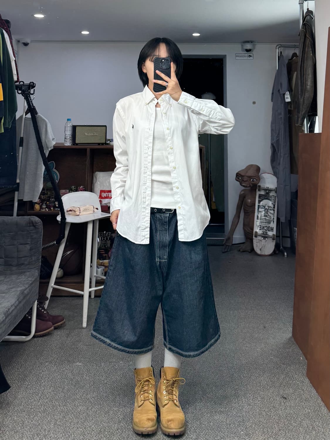 폴로 랄프로렌 화이트 셔츠 상품이미지8