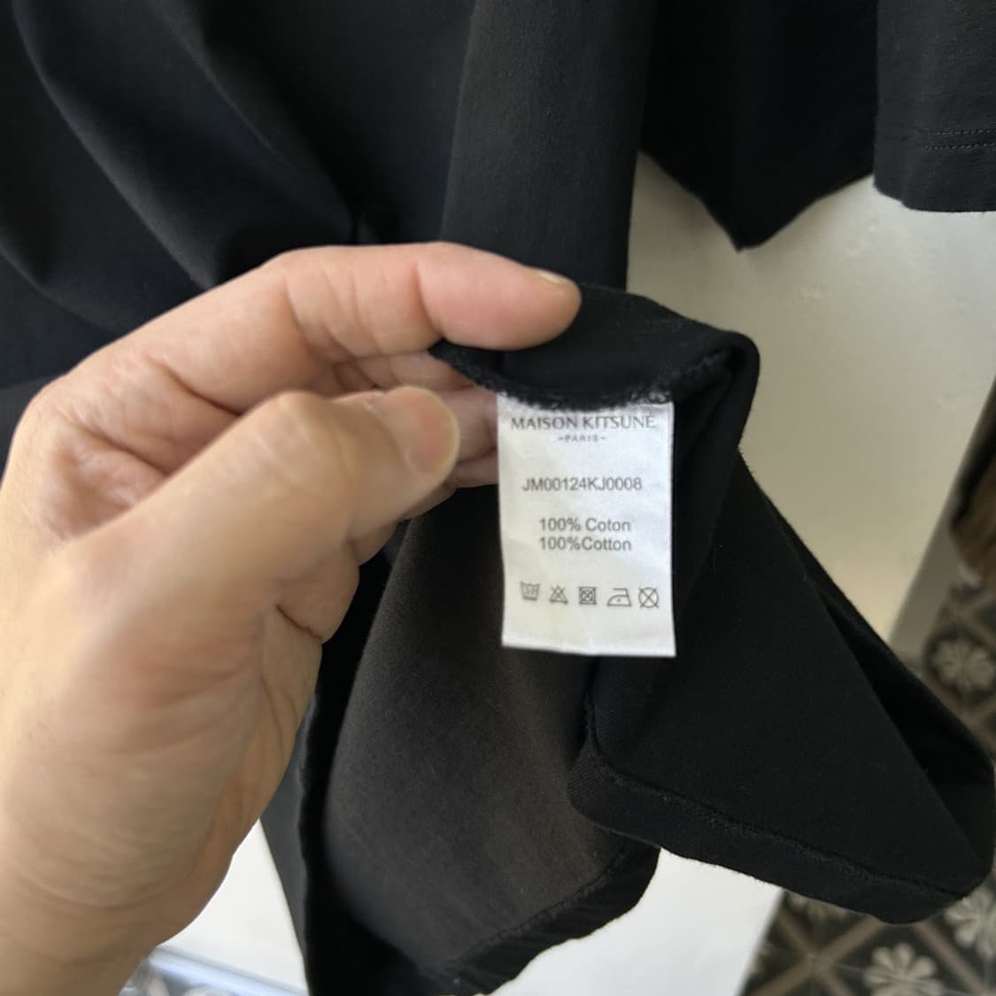 16716 - 메종키츠네 더블 폭스헤드 반팔 티셔츠 상품이미지3