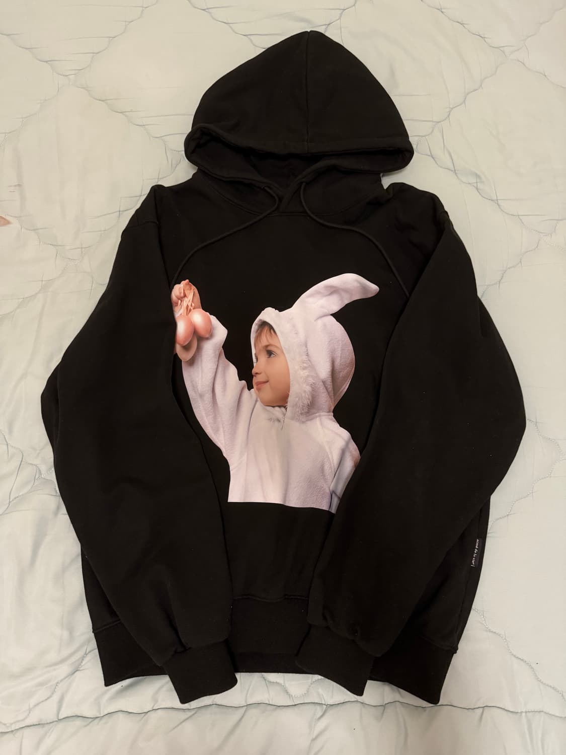 아크메드라비 후드티 ADLV BABY FACE HOODIE BLACK 상품이미지2
