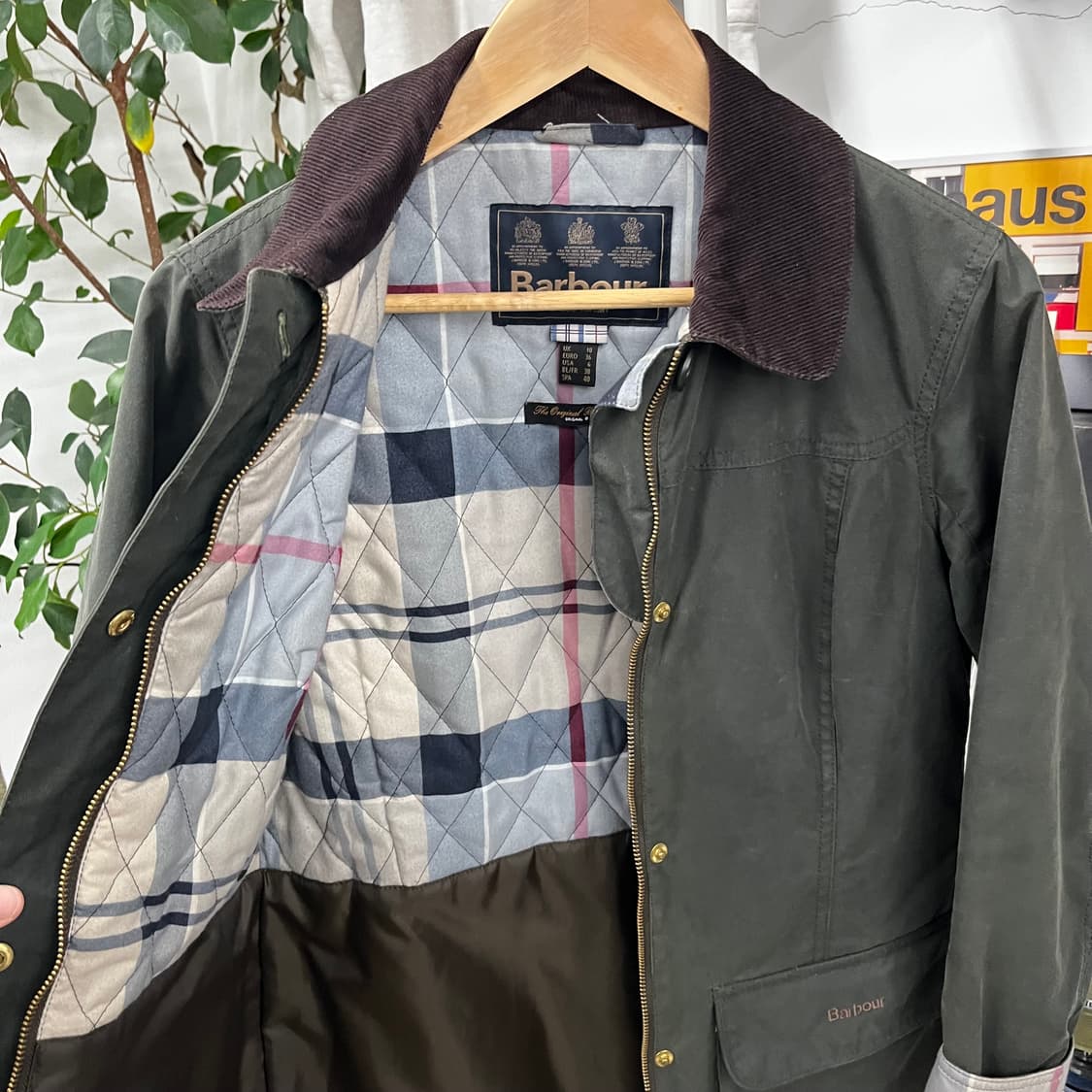 바버 우먼 Balintore 왁스자켓 Uk10 상품이미지5