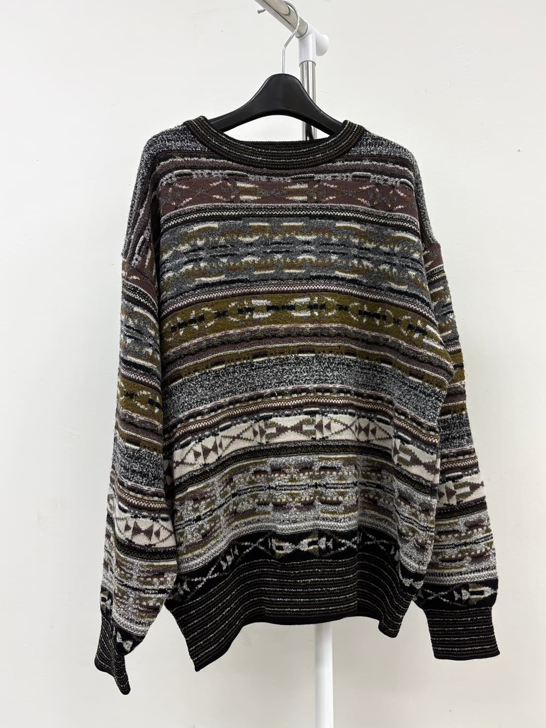 빈티지 노르딕 케이블 니트 스웨터 상품이미지5