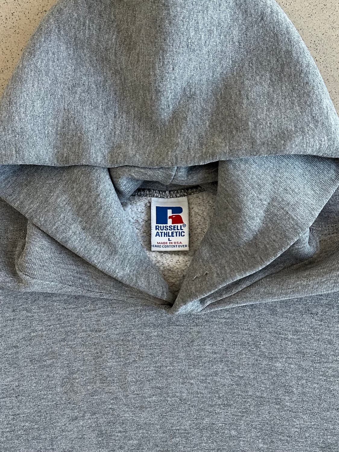 90s 빈티지 러셀 후드 그레이 L USA 상품이미지6