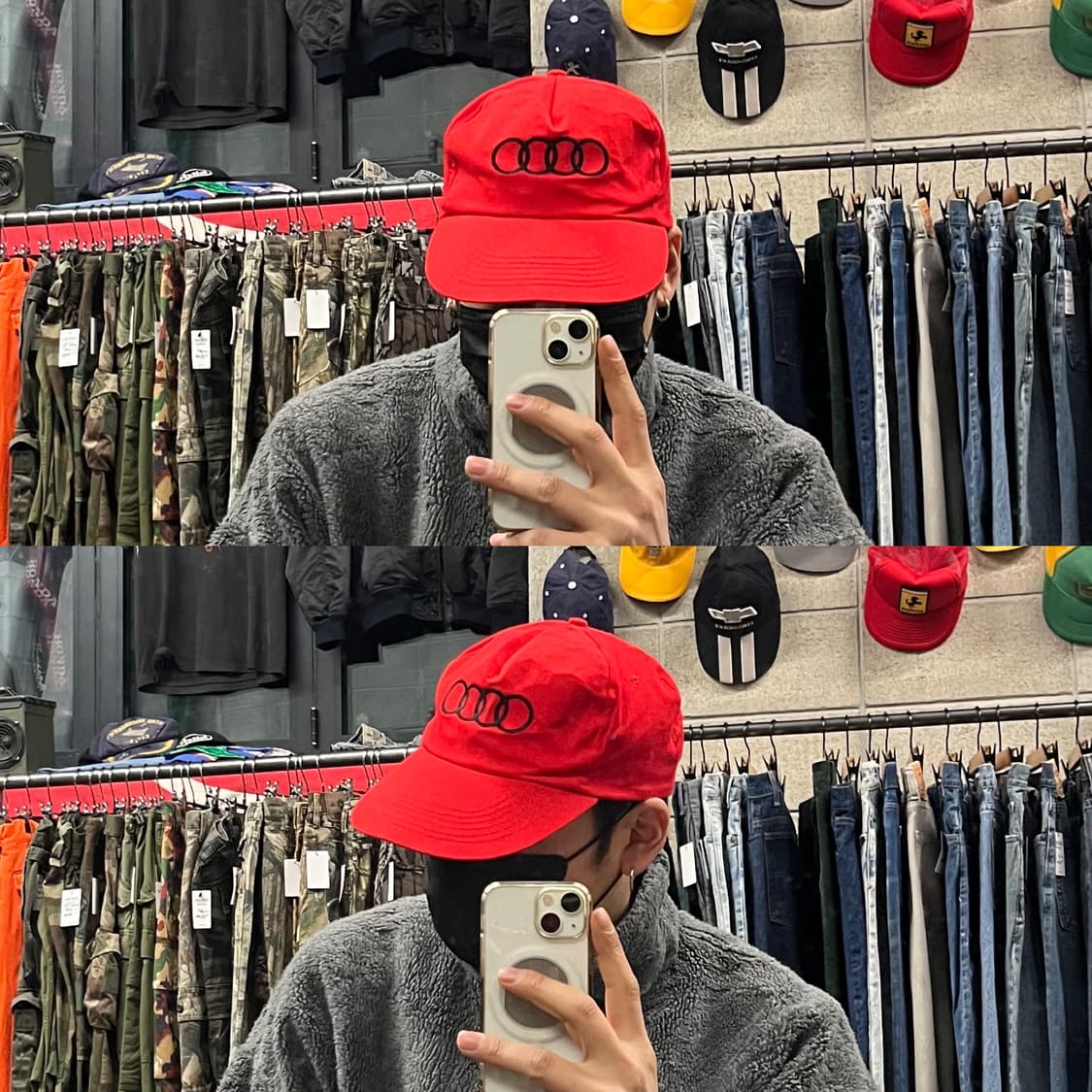 빈티지 아우디 캡 (OS) 상품이미지5