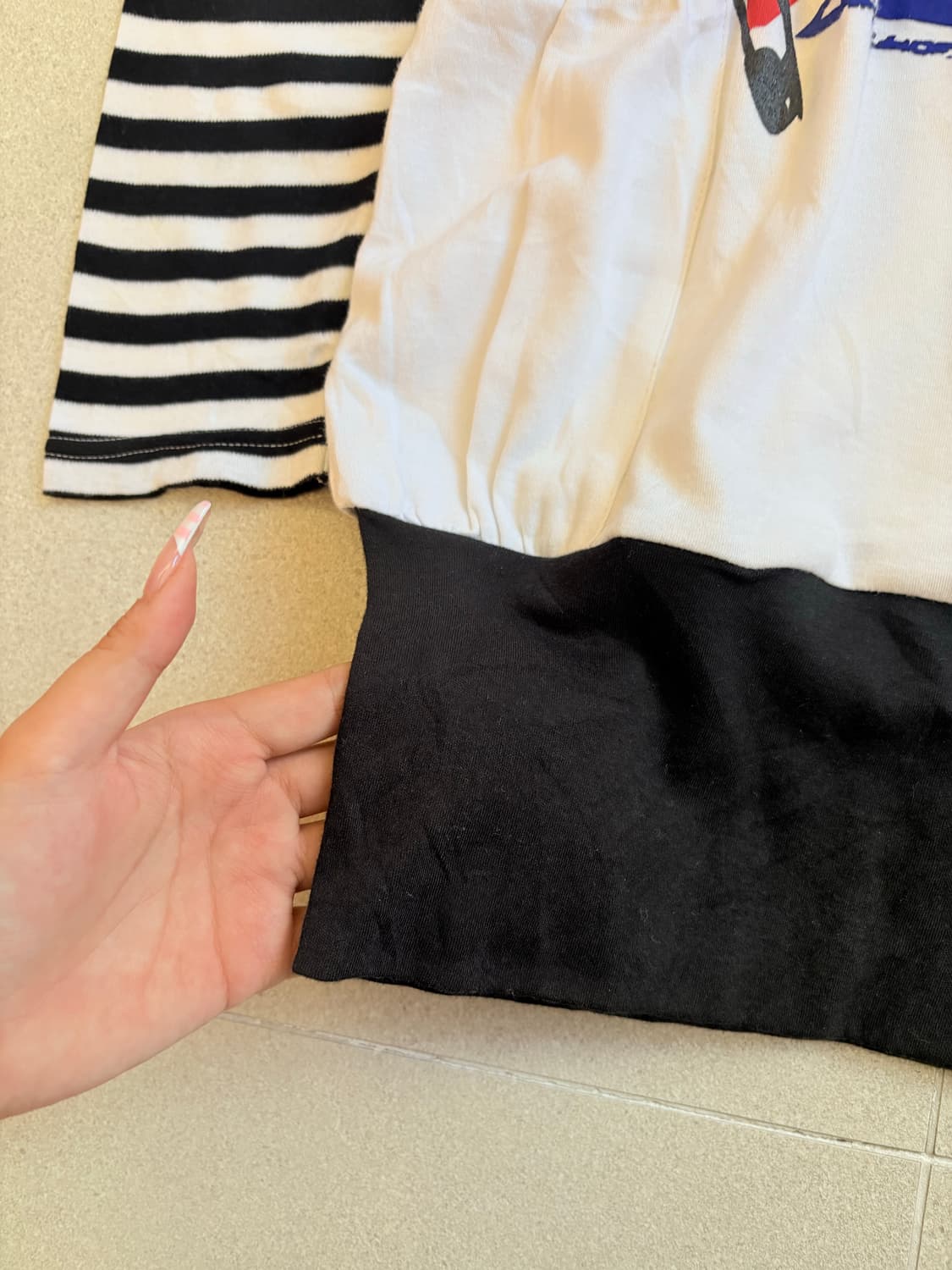 오프숄더 레이어드 롱슬리브 상품이미지7