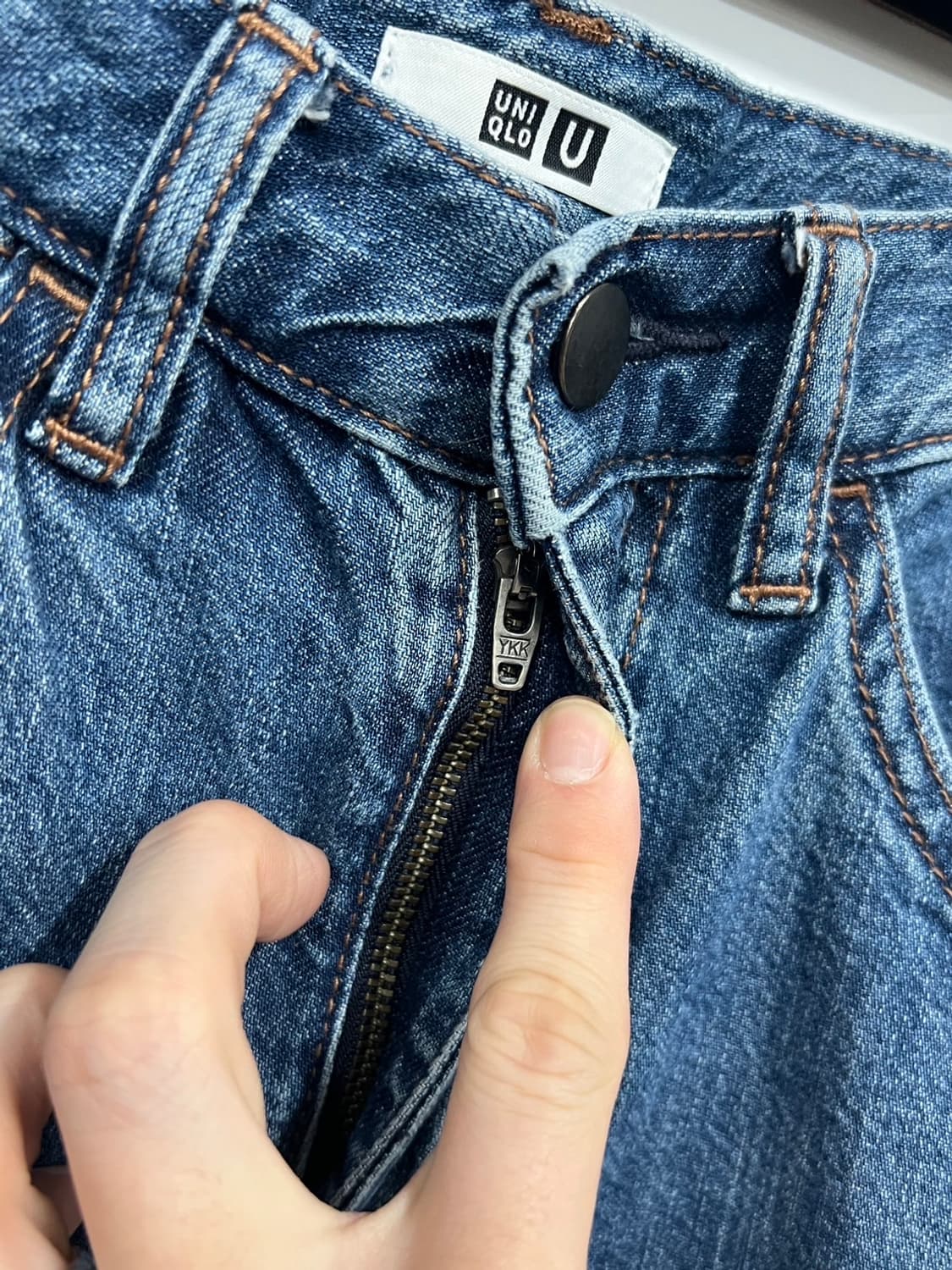 유니클로u 배기커브진 와이드핏 데님 팬츠 상품이미지3