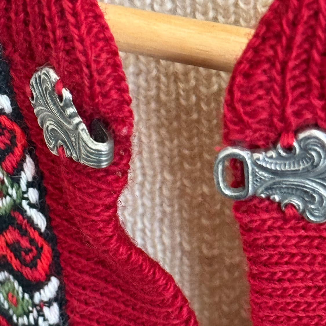 Norwegian Nordic Red Cardigan 상품이미지6
