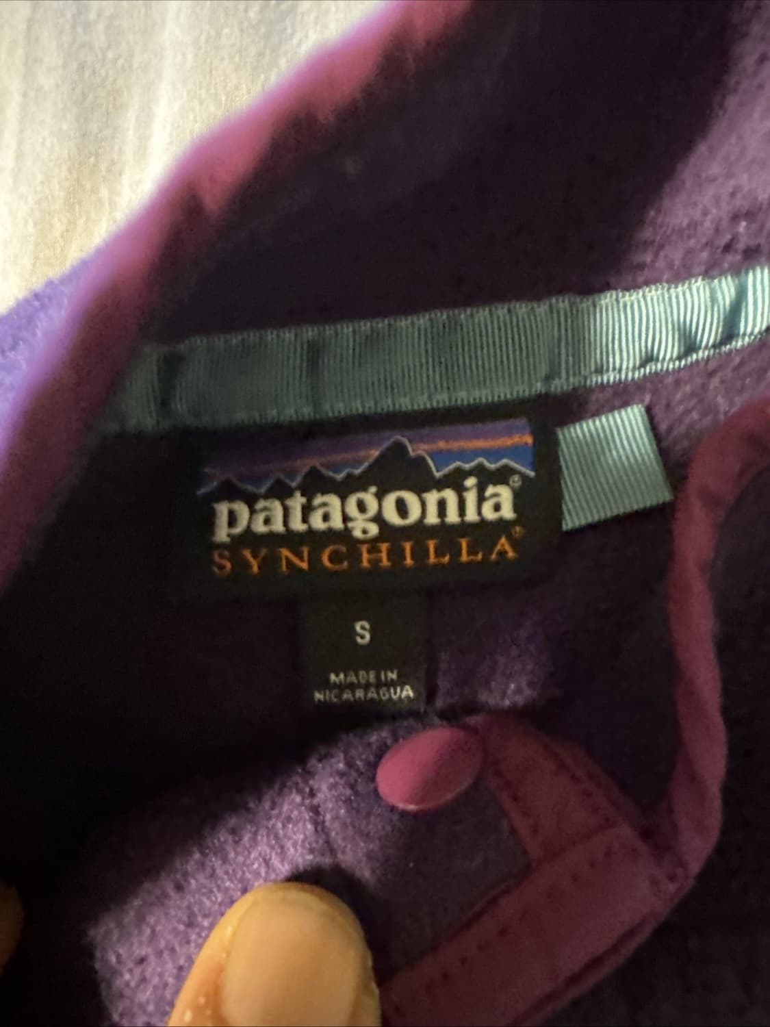 10s 파타고니아 신칠라 스냅-T 퍼플/라벤더 상품이미지5