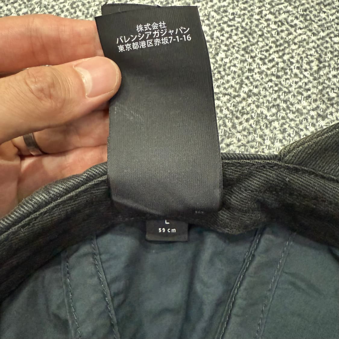 L 발렌시아가 BALENCIAGA 기본로고 빈티지 볼캡 모자 상품이미지10