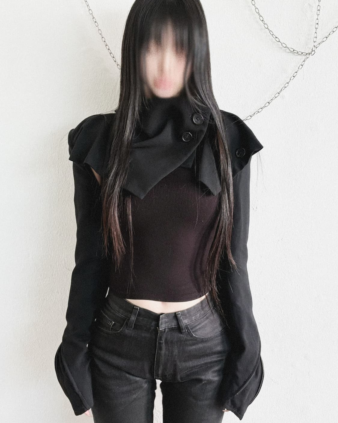 new* 앤드뮐미스터 2012 fall 런웨이 크롭 볼레로 사선버튼자켓 상품이미지2