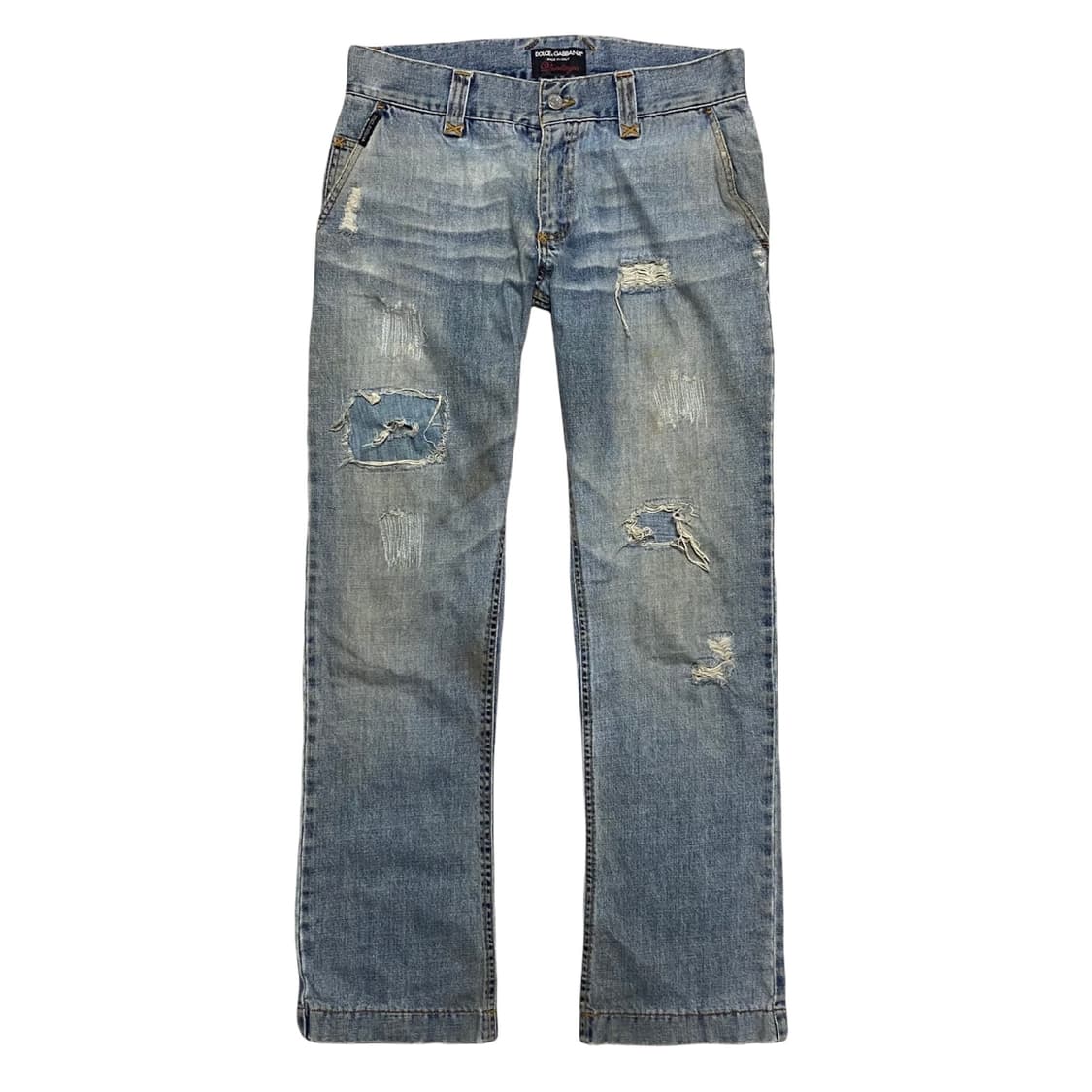 돌체앤가바나 리페어링 데님 팬츠 상품이미지1