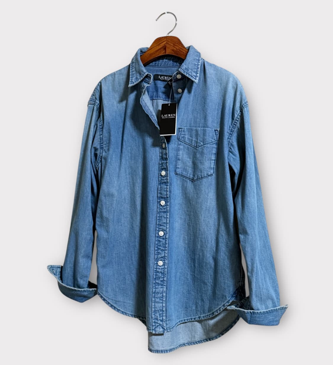 ➕(새상품) Lauren 로렌 랄프로렌 데님셔츠 상품이미지1