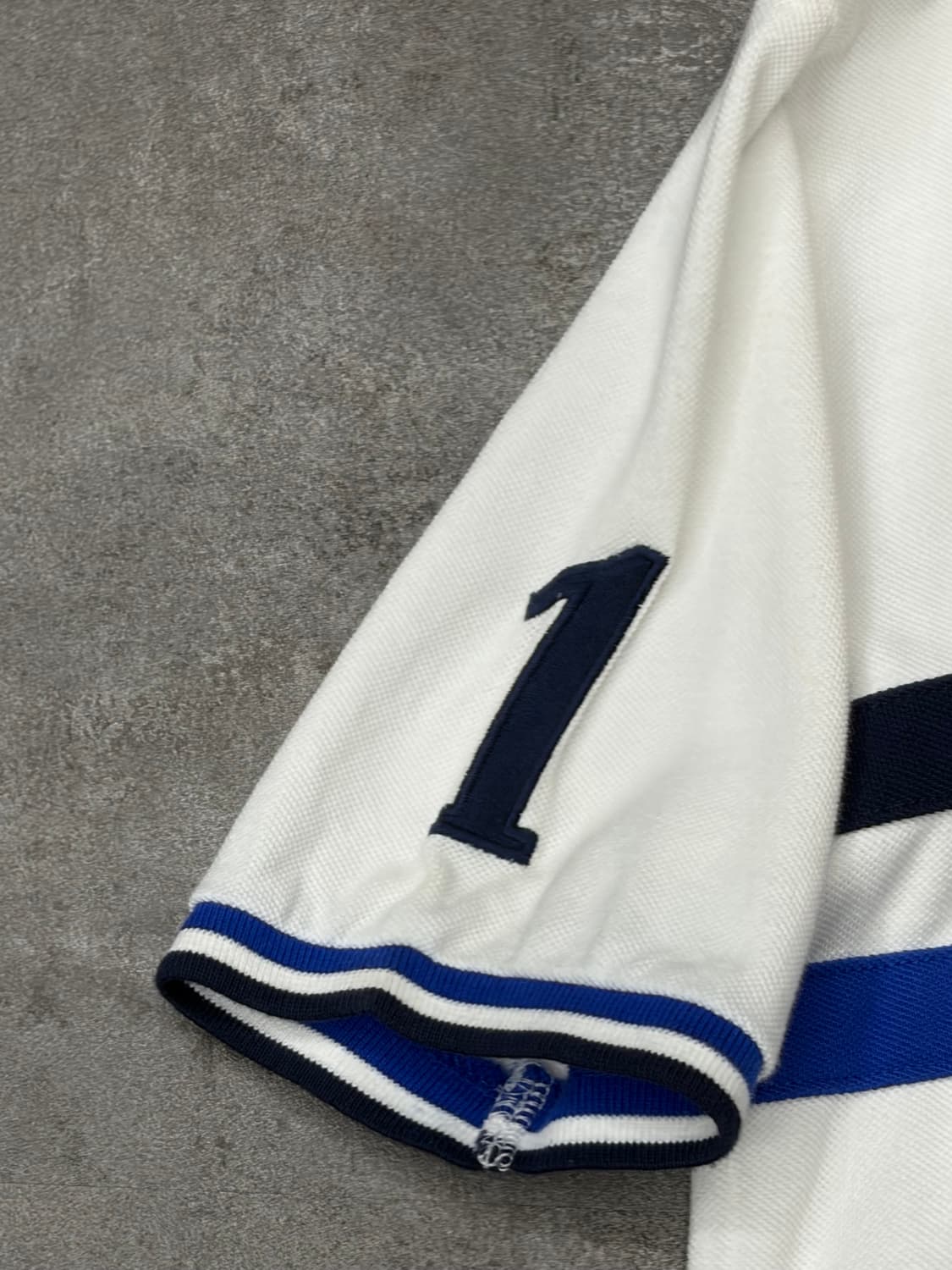 폴로 랄프로렌 빅포니 크레스트 로고 화이트 반팔 카라티 상품이미지5