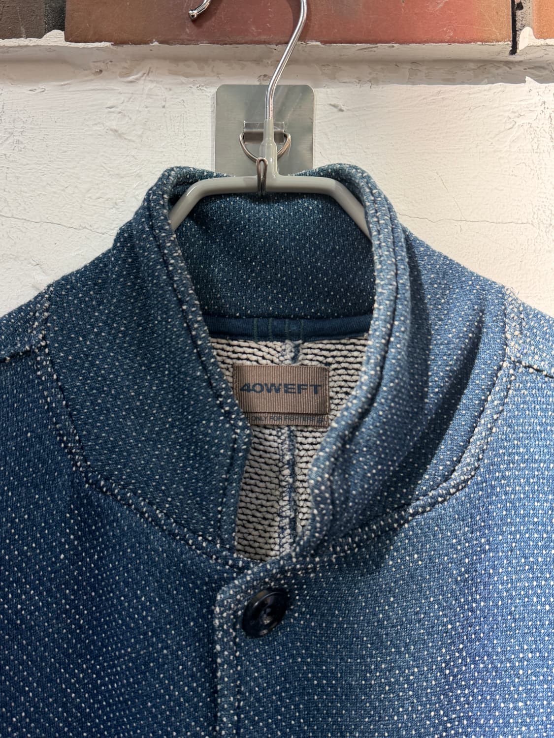 40WEFT 포티웨프트 인디고블루 사시코 스타일 자켓 XL 상품이미지2