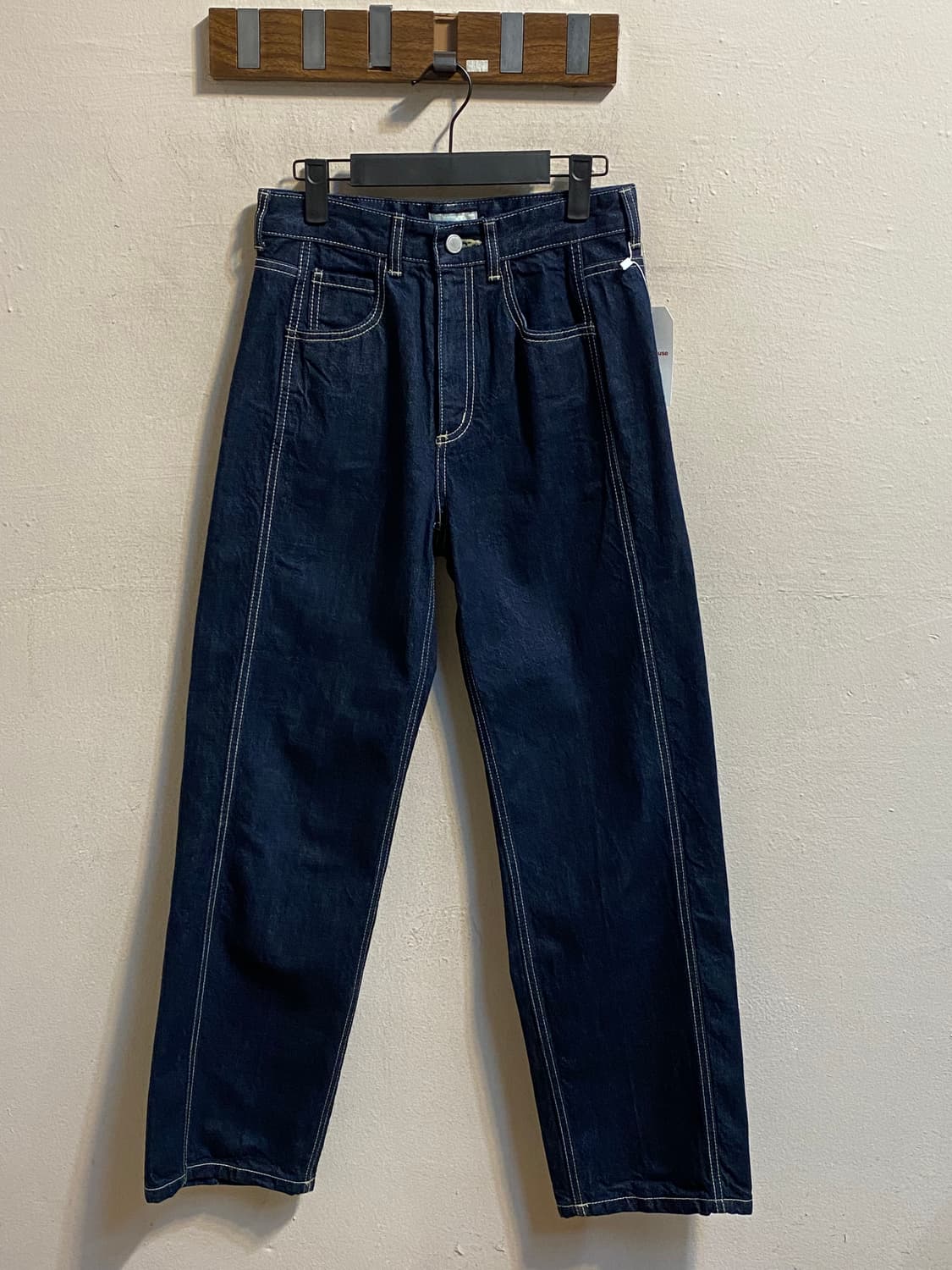 파사드 패턴 데님 팬츠 상품이미지1