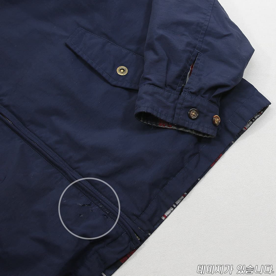 (착용컷) TOMMY HILFIGER 리버서블 블루종 (남성용 100) 상품이미지5