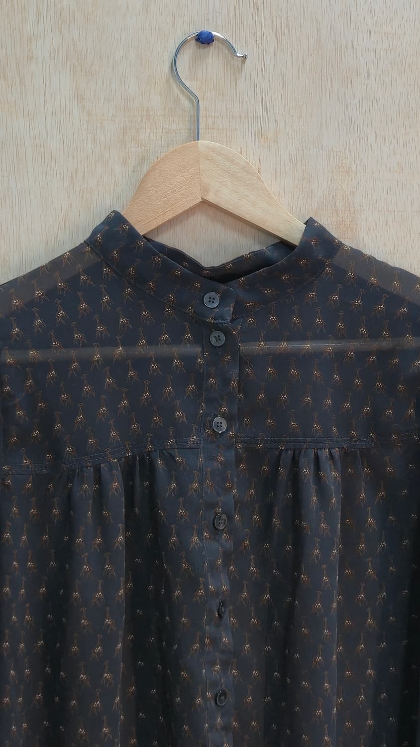 패턴 블라우스  상품이미지2