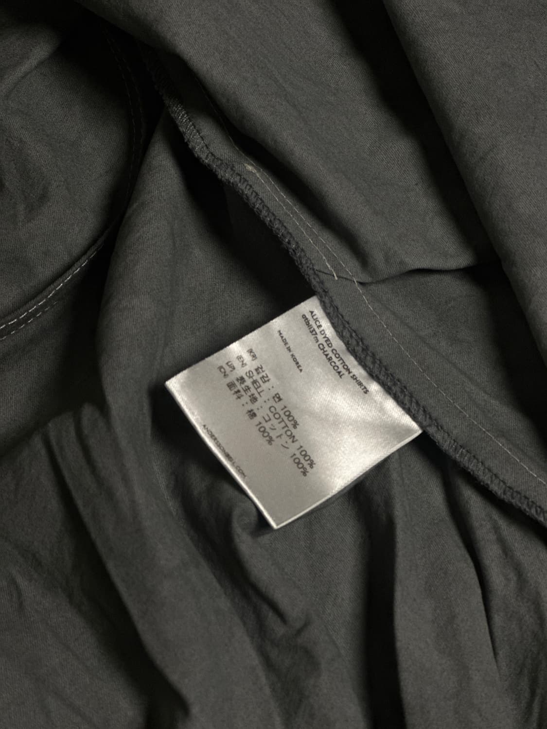 앤더슨벨 엘리스 다이드 코튼 셔츠 상품이미지6