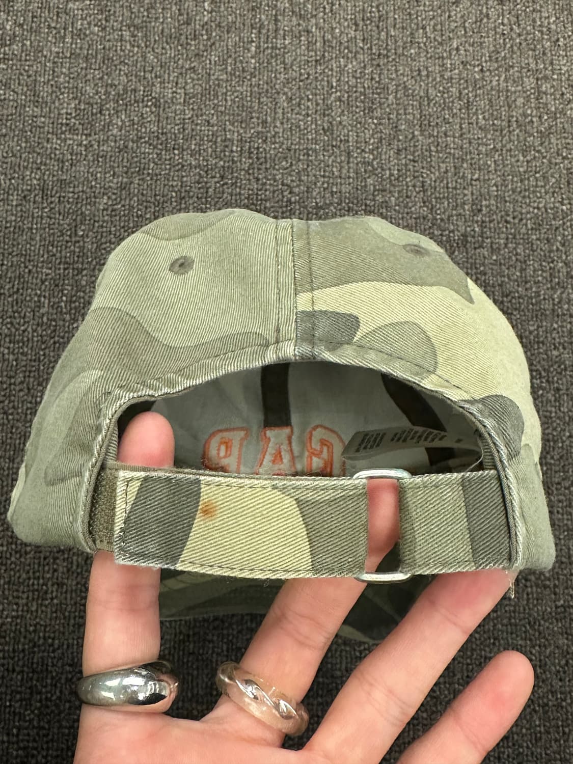 GAP vintage 카모 볼캡 (이염) 상품이미지7