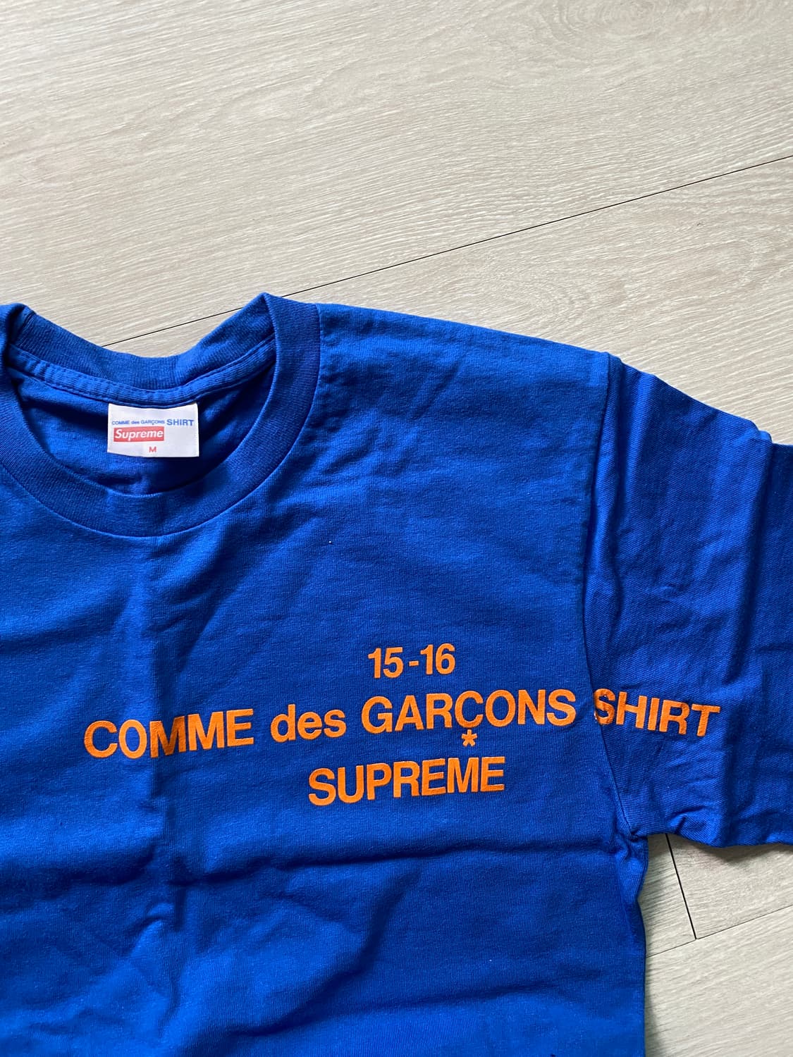 [M] 슈프림 X 꼼데가르송 긴팔티셔츠 상품이미지2