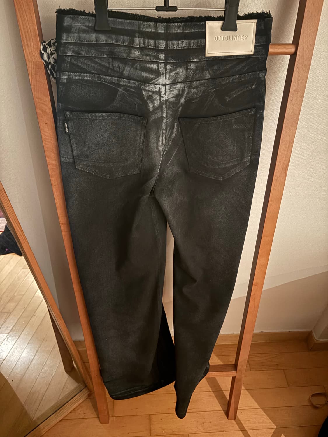 ottolinger black trompe l œil jeans 상품이미지3
