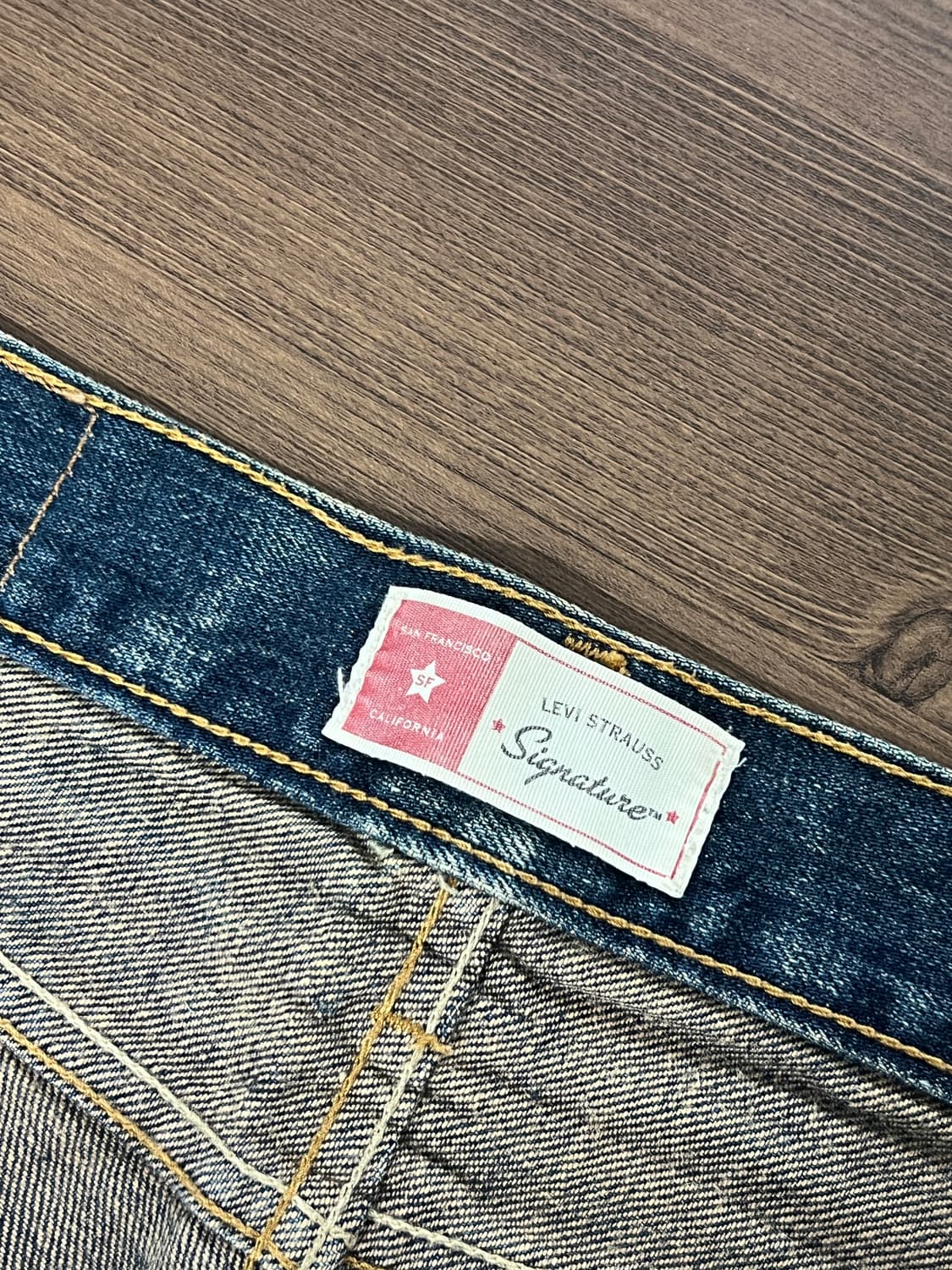 00s Levis 리바이스 시그니처 나팔핏 부츠컷 데님 팬츠 상품이미지7