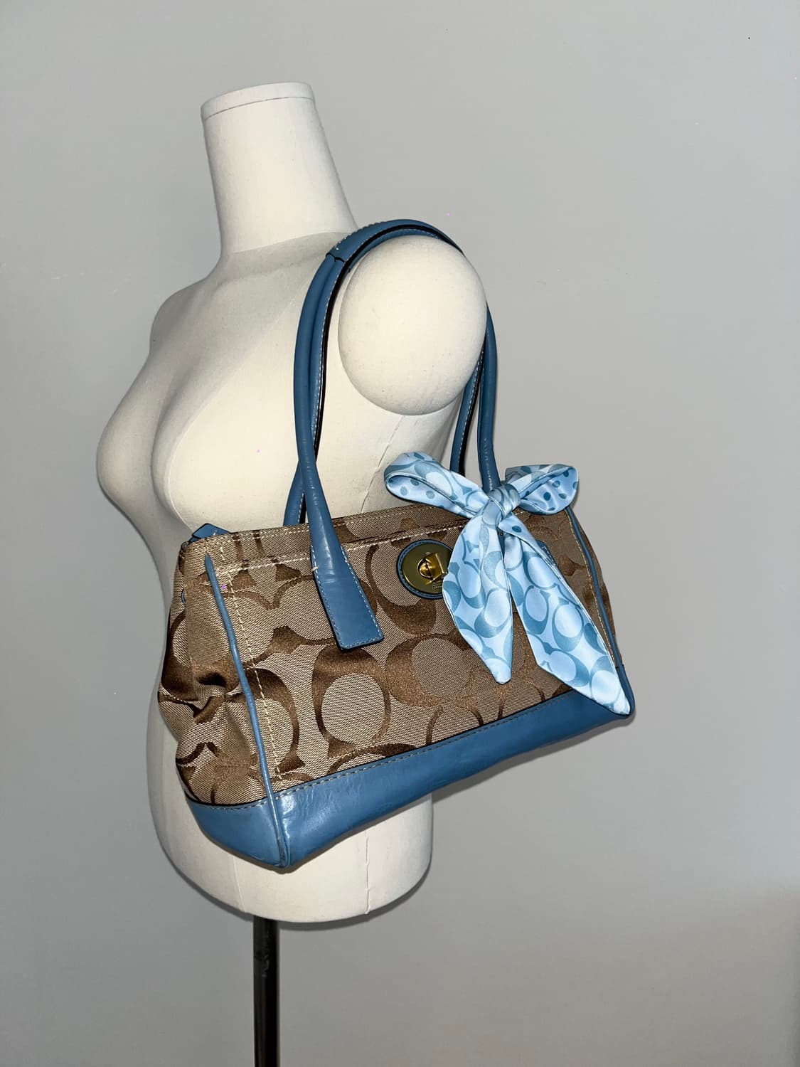 2000ss COACH skyblue Shoulder bag 상품이미지4