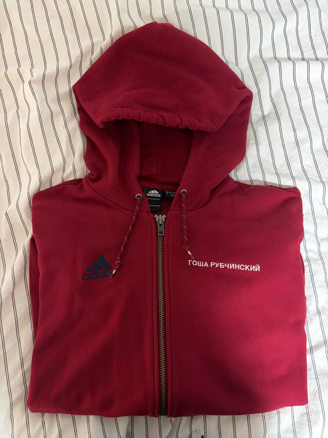 아디다스 고샤루브친스키 후드집업 버건디 xs 상품이미지1
