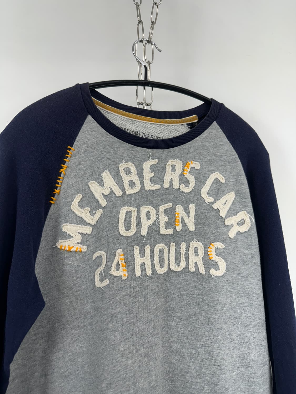 JPN Stitched Letter Raglan Sleeve 상품이미지4