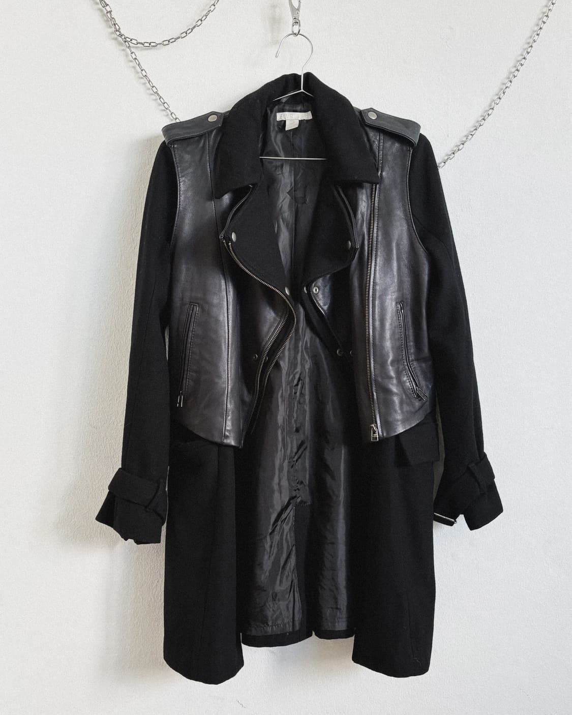 아디다스 SLVR 콜렉션 레더베스트 라이더코트 상품이미지1