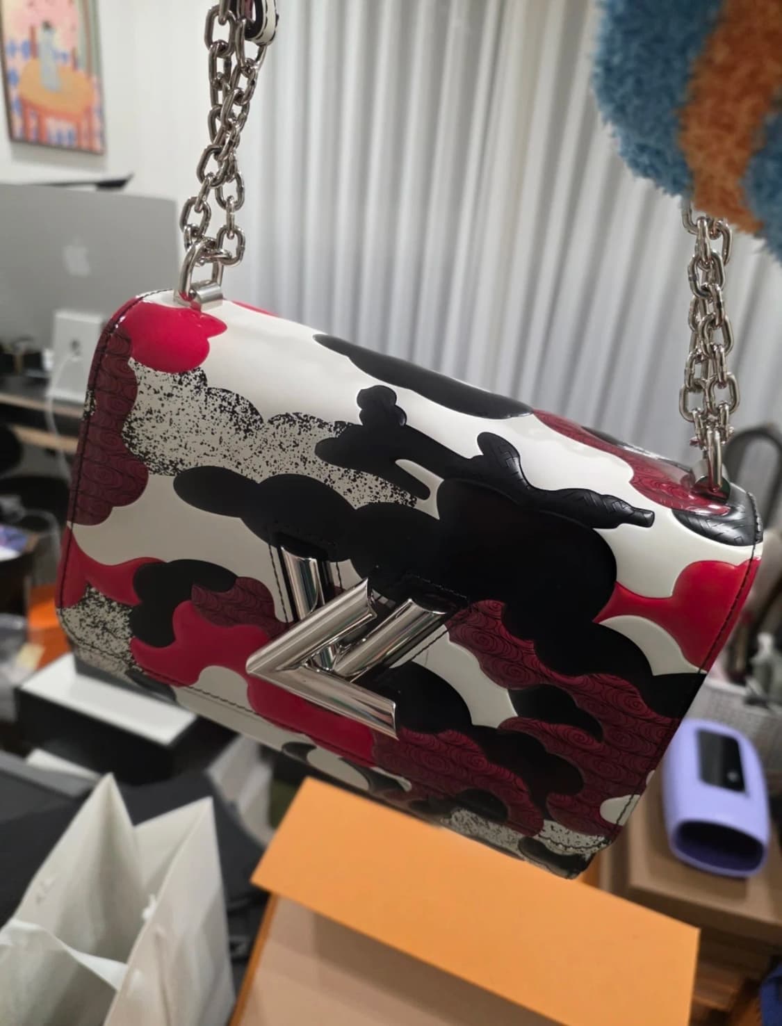 (새상품 한정판) 루이비통 트위스트 MM 카모 리미티드에디션 팝니다 상품이미지7