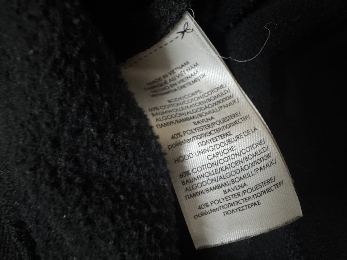 폴로 후드티 블랙 m 기모 공용 상품이미지5