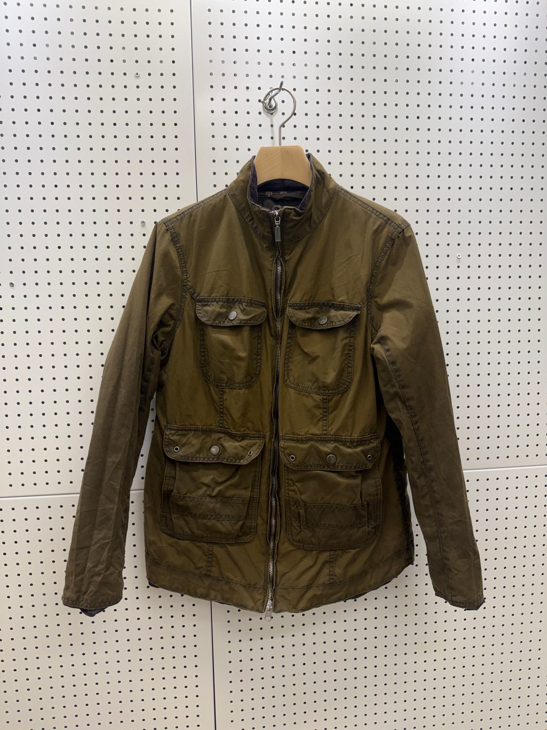 바버 누빔 왁스 자켓 U778 상품이미지2